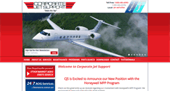 Desktop Screenshot of corpjetsupport.com